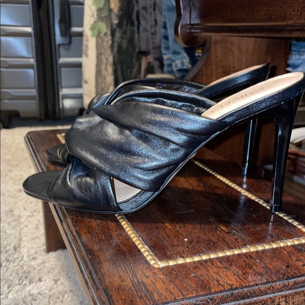 Carvela Rave Elegant Black Heeled Mules